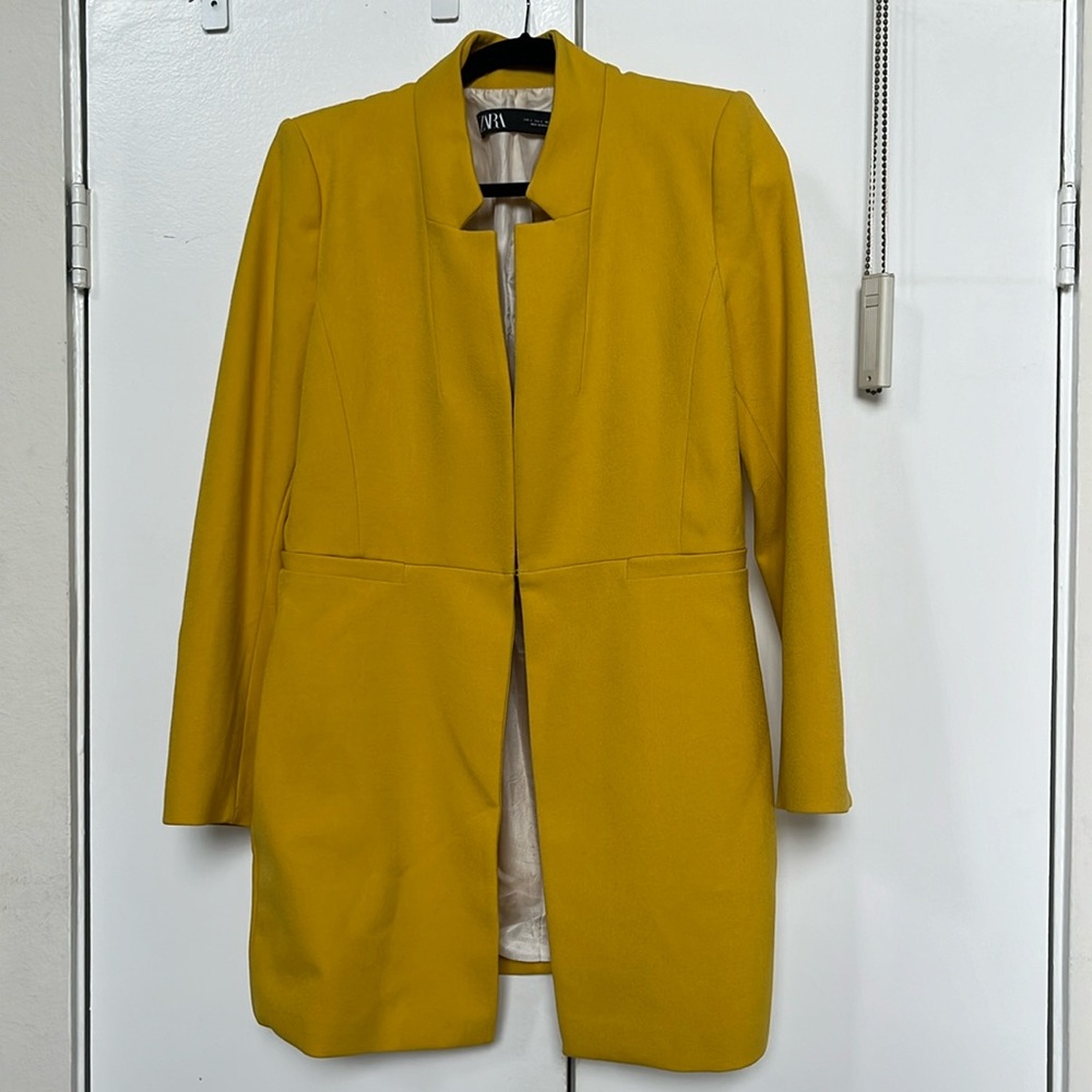 Yellow Zara Blazer